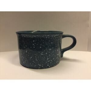 Mikasa Ultrastone Country Blue Coffee Mug CU501 Japan Replacement Short Classic